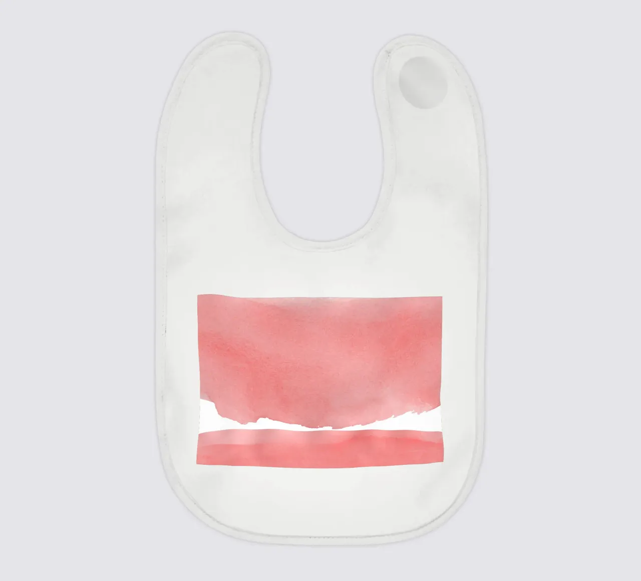 Minimal Pink Abstract 04 Mountain bavaglino da amini54