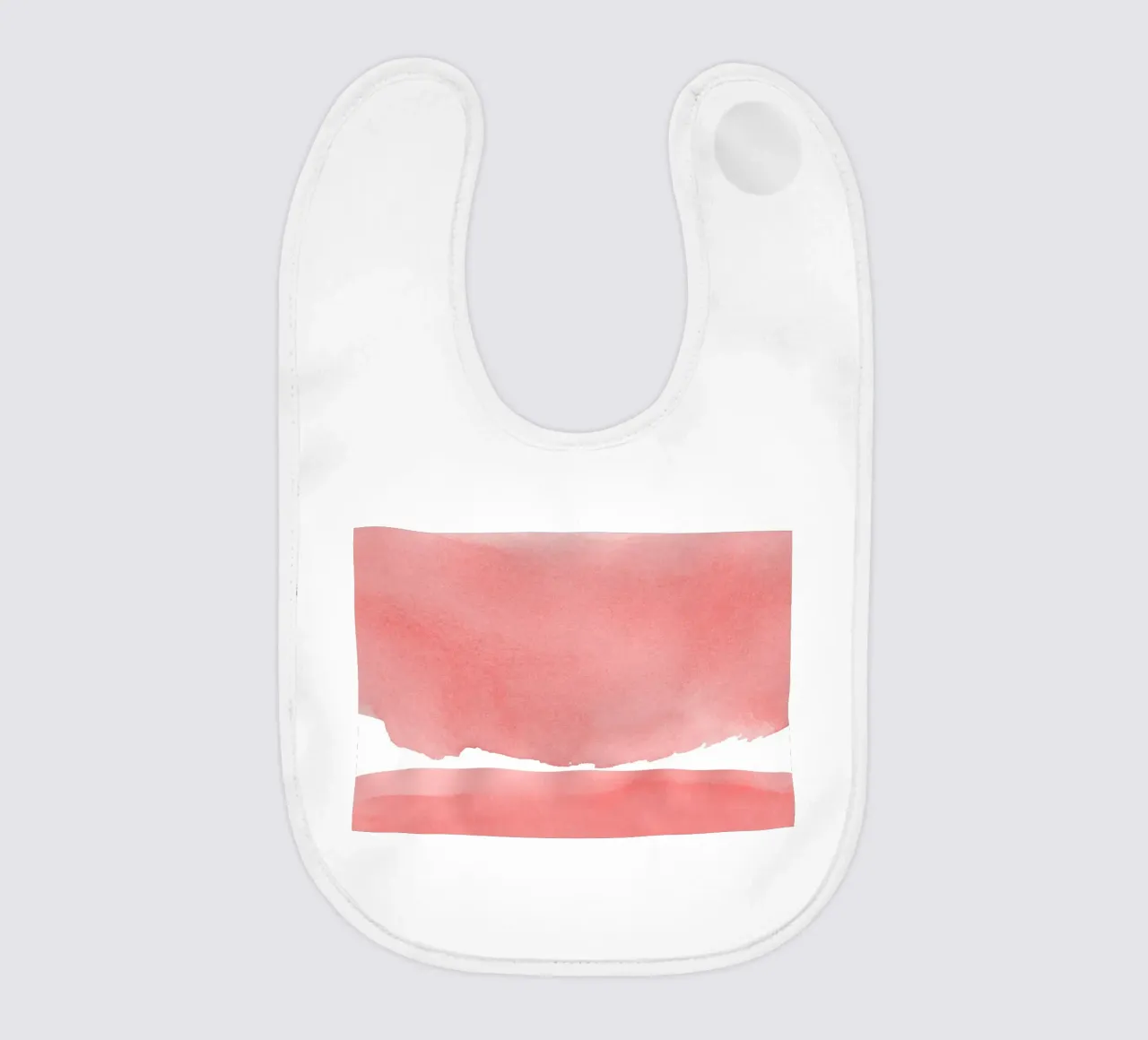 Minimal Pink Abstract 04 Mountain bavaglino da amini54