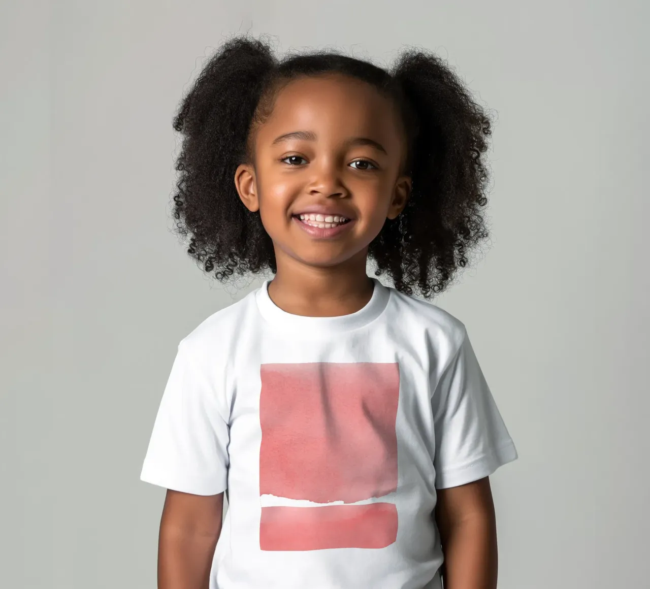 Minimal Pink Abstract 04 Mountain t-shirt bambini da amini54