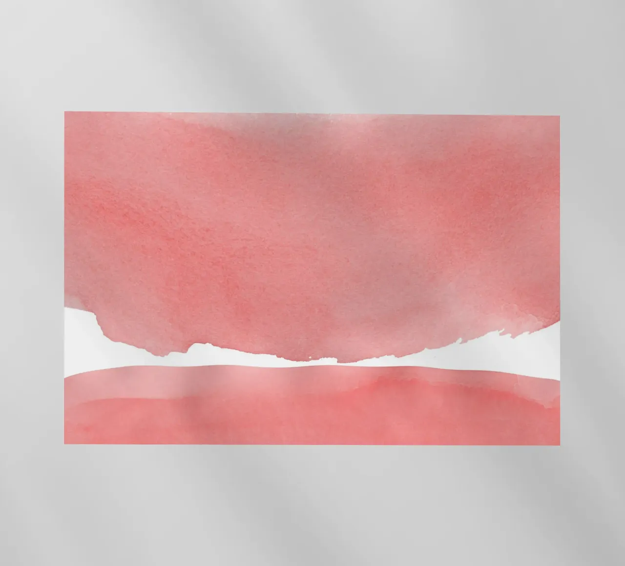 Minimal Pink Abstract 04 Mountain pellicola backlit da amini54