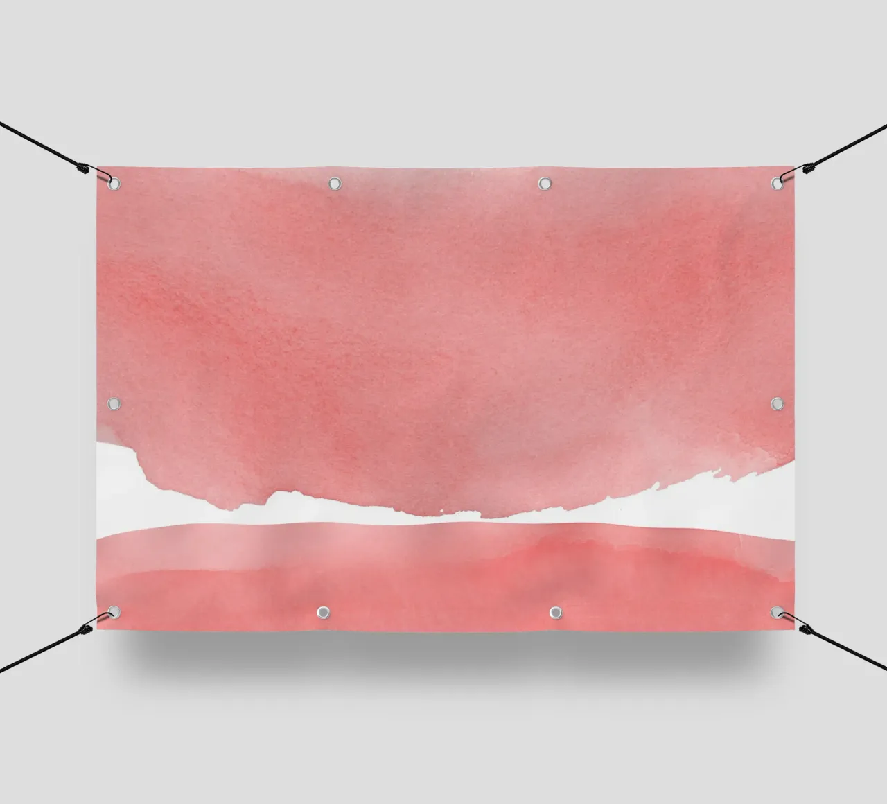 Minimal Pink Abstract 04 Mountain telo in pvc da amini54