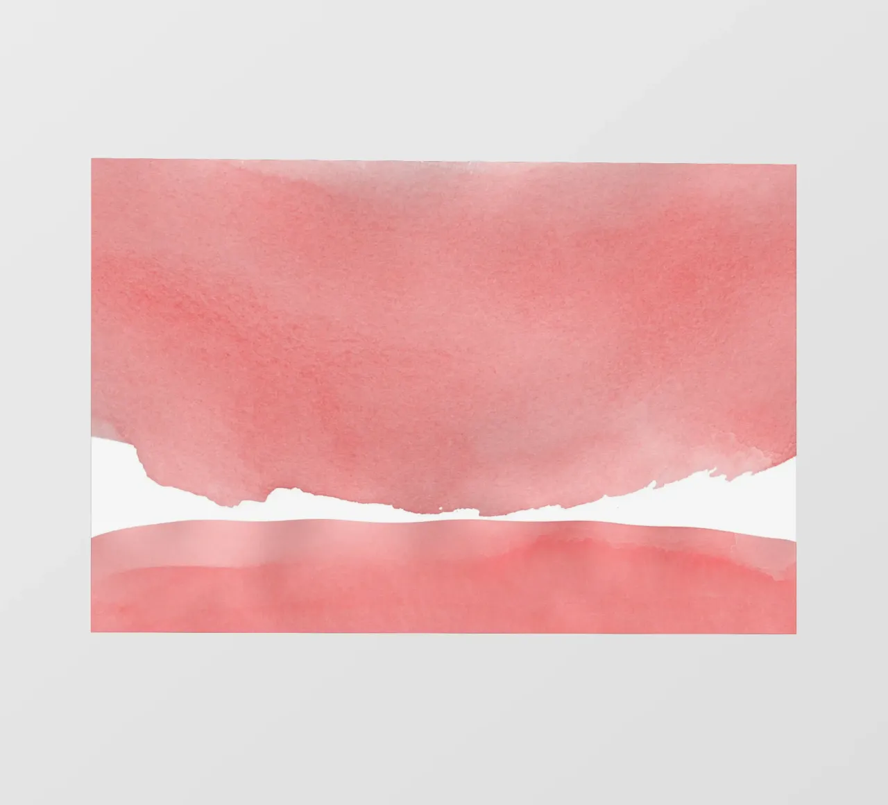 Minimal Pink Abstract 04 Mountain telo in pvc da amini54