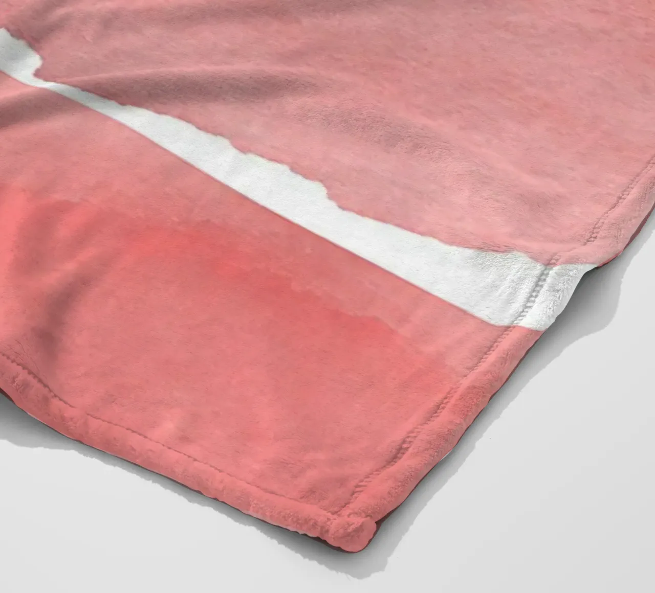 Minimal Pink Abstract 04 Mountain coperta in pile da amini54