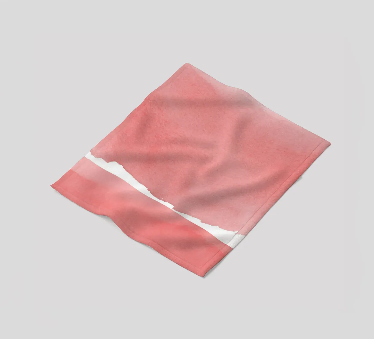 Minimal Pink Abstract 04 Mountain coperta in pile da amini54