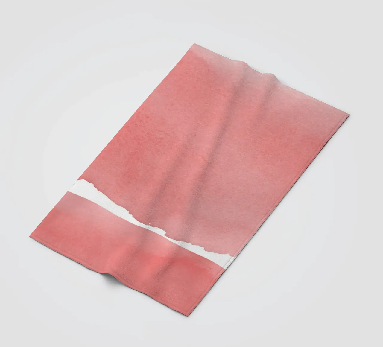 Minimal Pink Abstract 04 Mountain coperta in pile da amini54