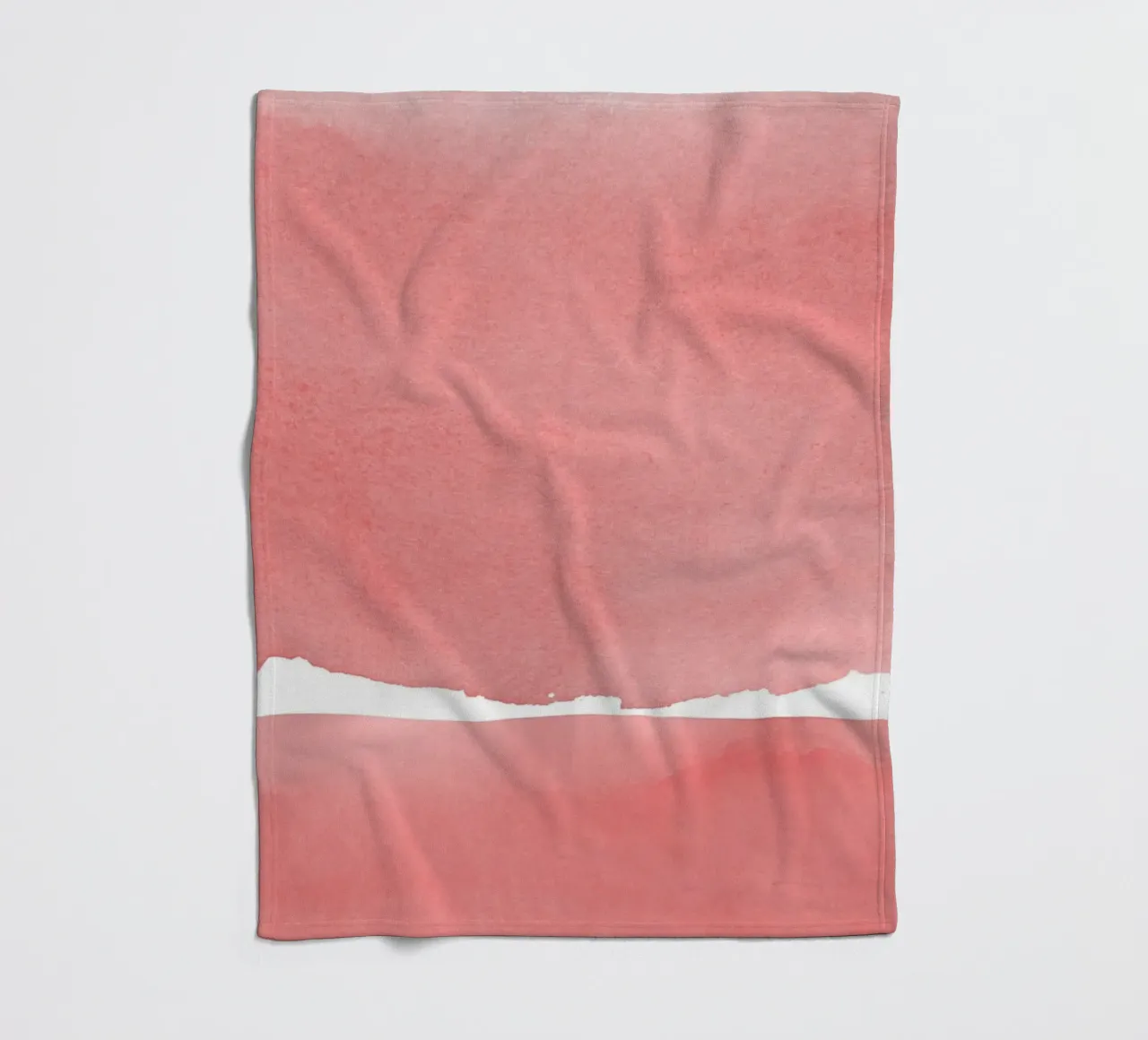 Minimal Pink Abstract 04 Mountain coperta in pile da amini54