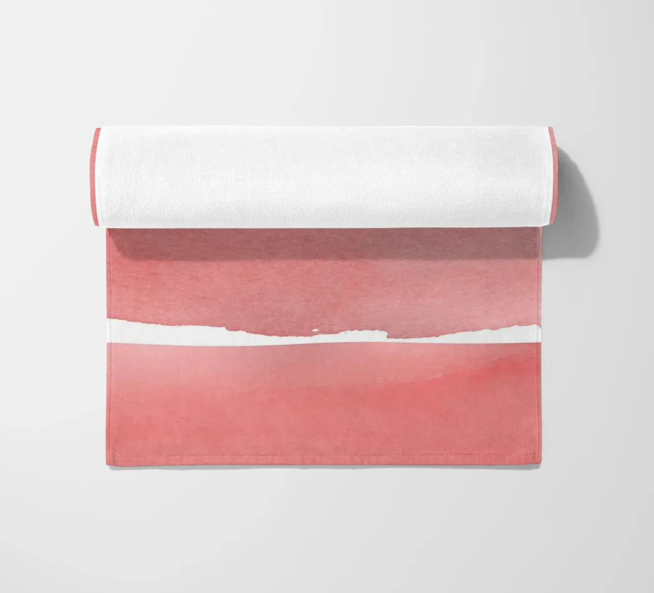 Minimal Pink Abstract 04 Mountain telo mare da amini54