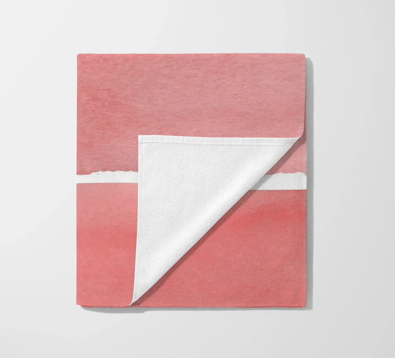 Minimal Pink Abstract 04 Mountain telo mare da amini54