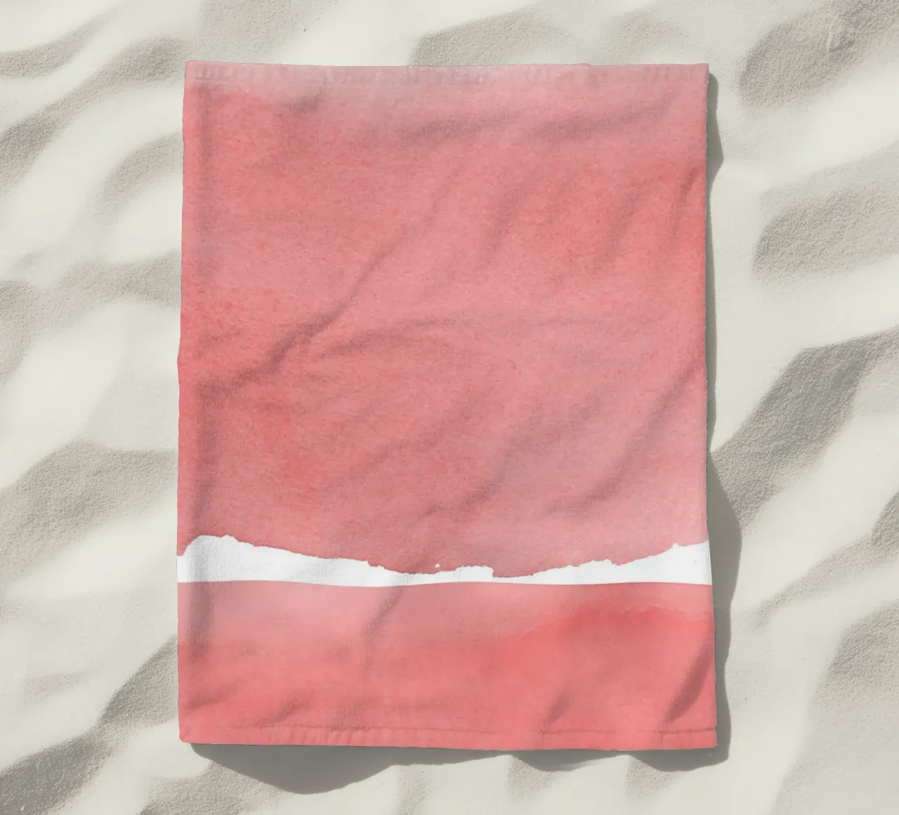 Minimal Pink Abstract 04 Mountain telo mare da amini54