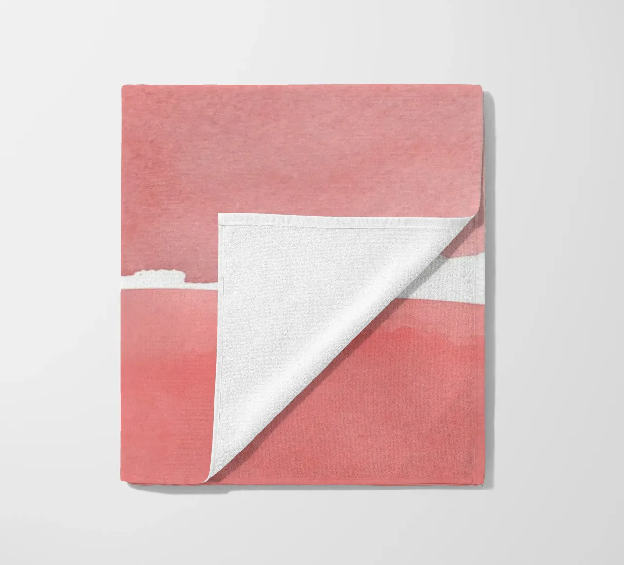 Minimal Pink Abstract 04 Mountain telo mare da amini54