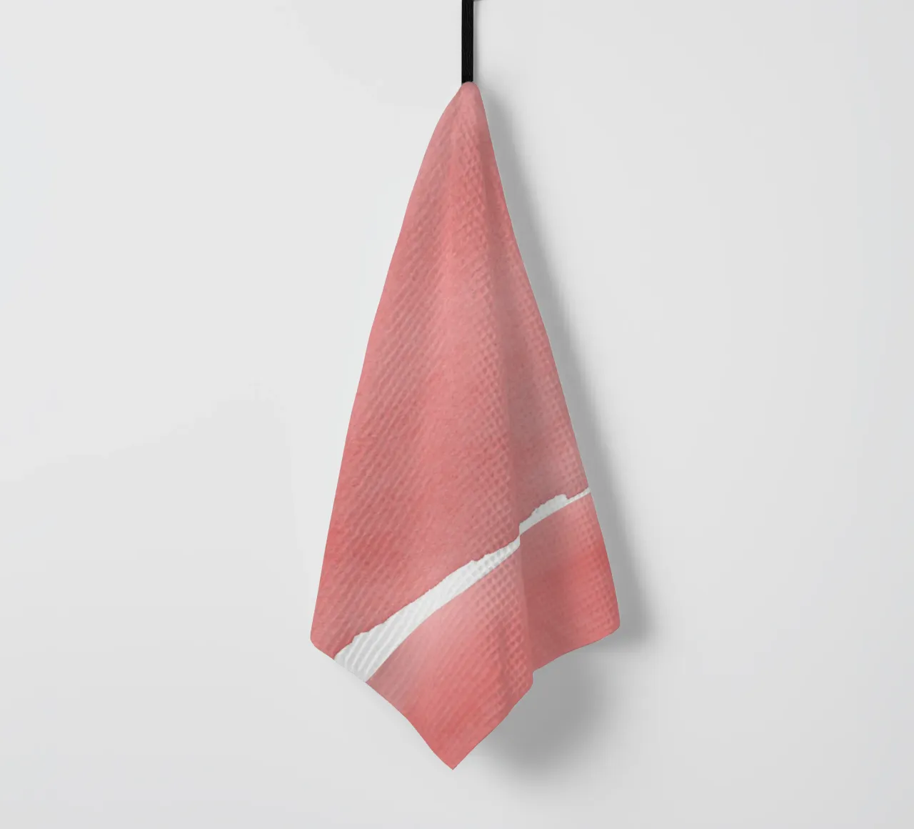 Minimal Pink Abstract 04 Mountain canovaccio da cucina da amini54
