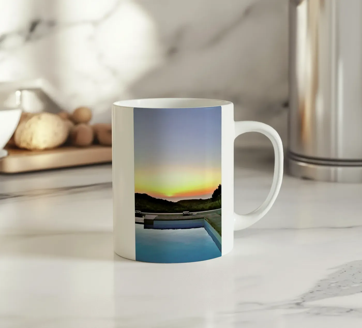La Pool ceramic mug by Sattrup & Høst