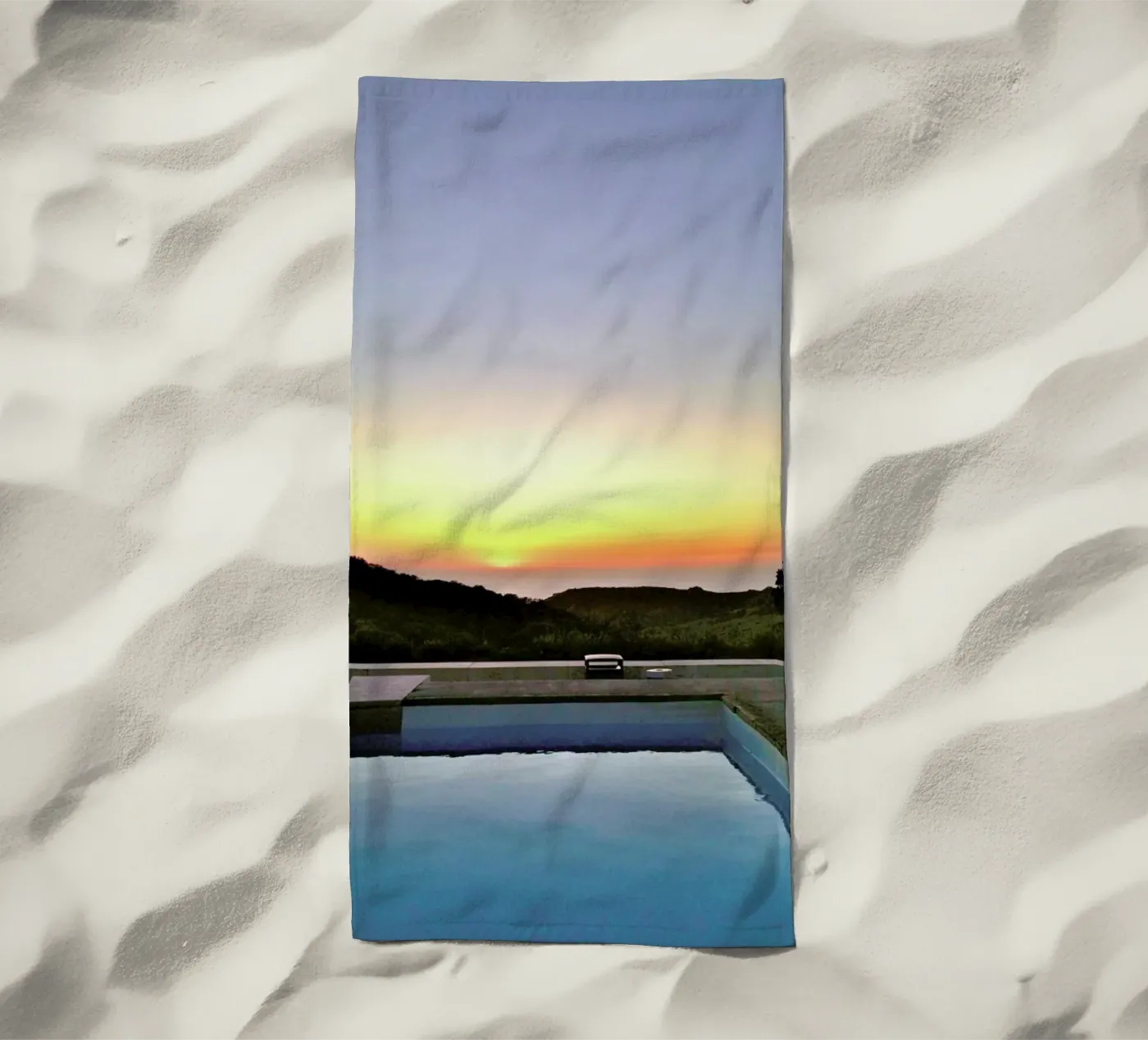 La Pool beach towel by Sattrup & Høst