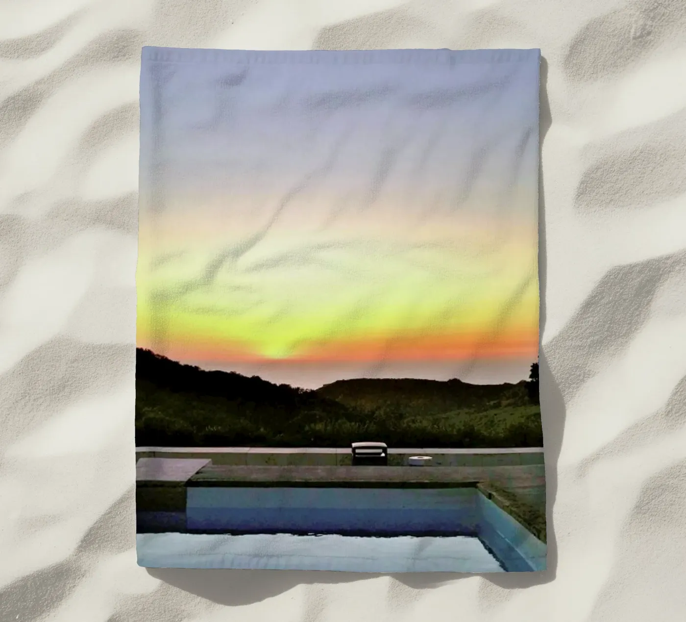 La Pool beach towel by Sattrup & Høst