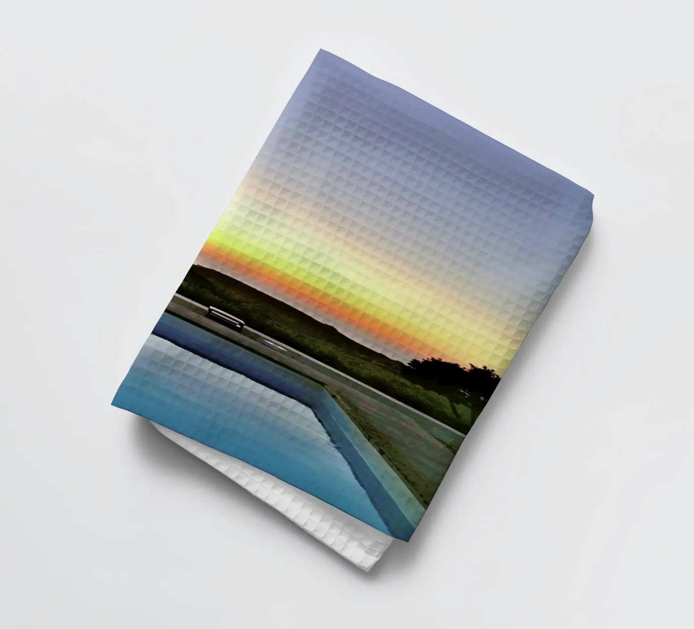 La Pool tea towel by Sattrup & Høst