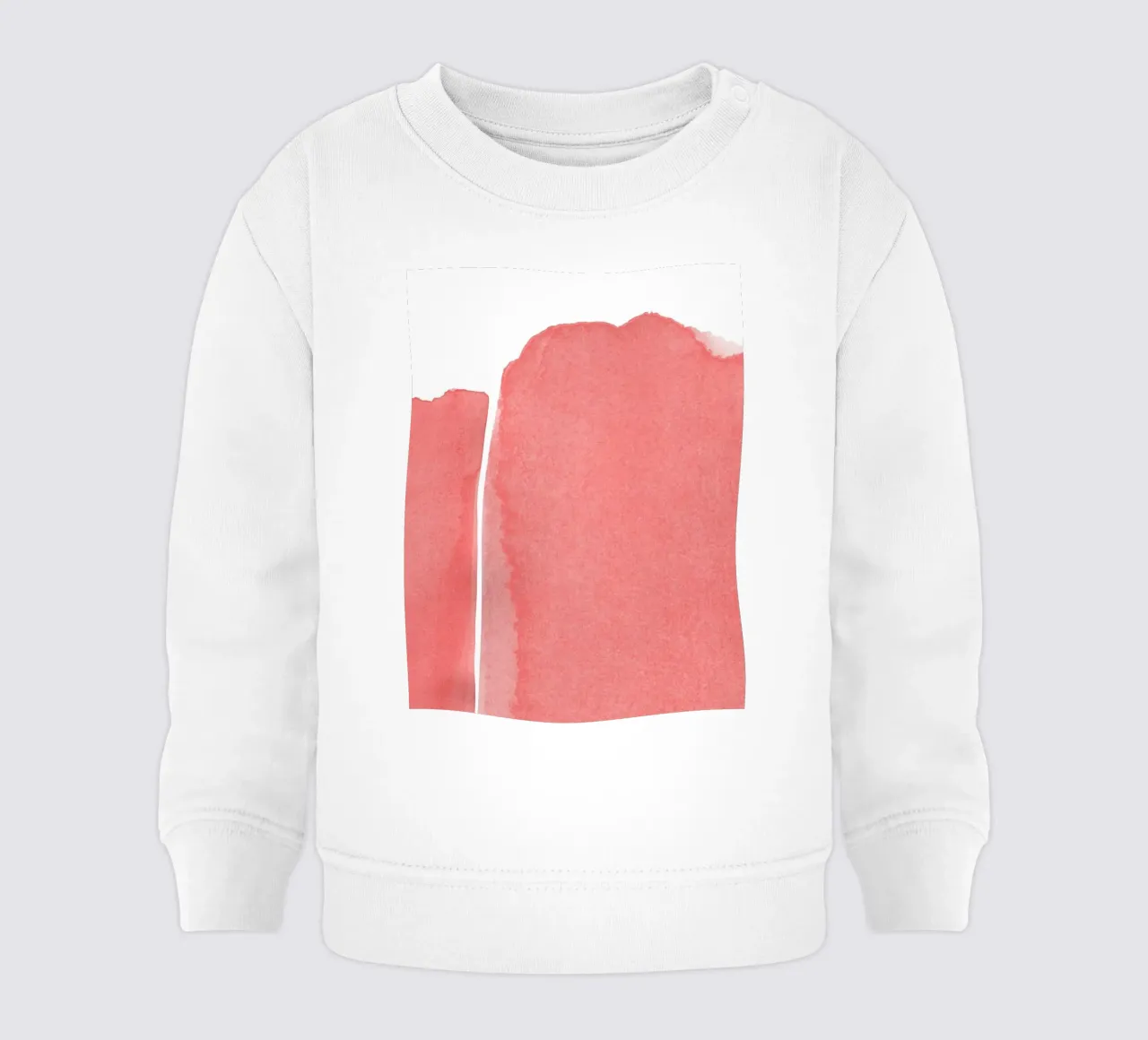 Minimal Pink Abstract 03 Mountain felpa neonato da amini54