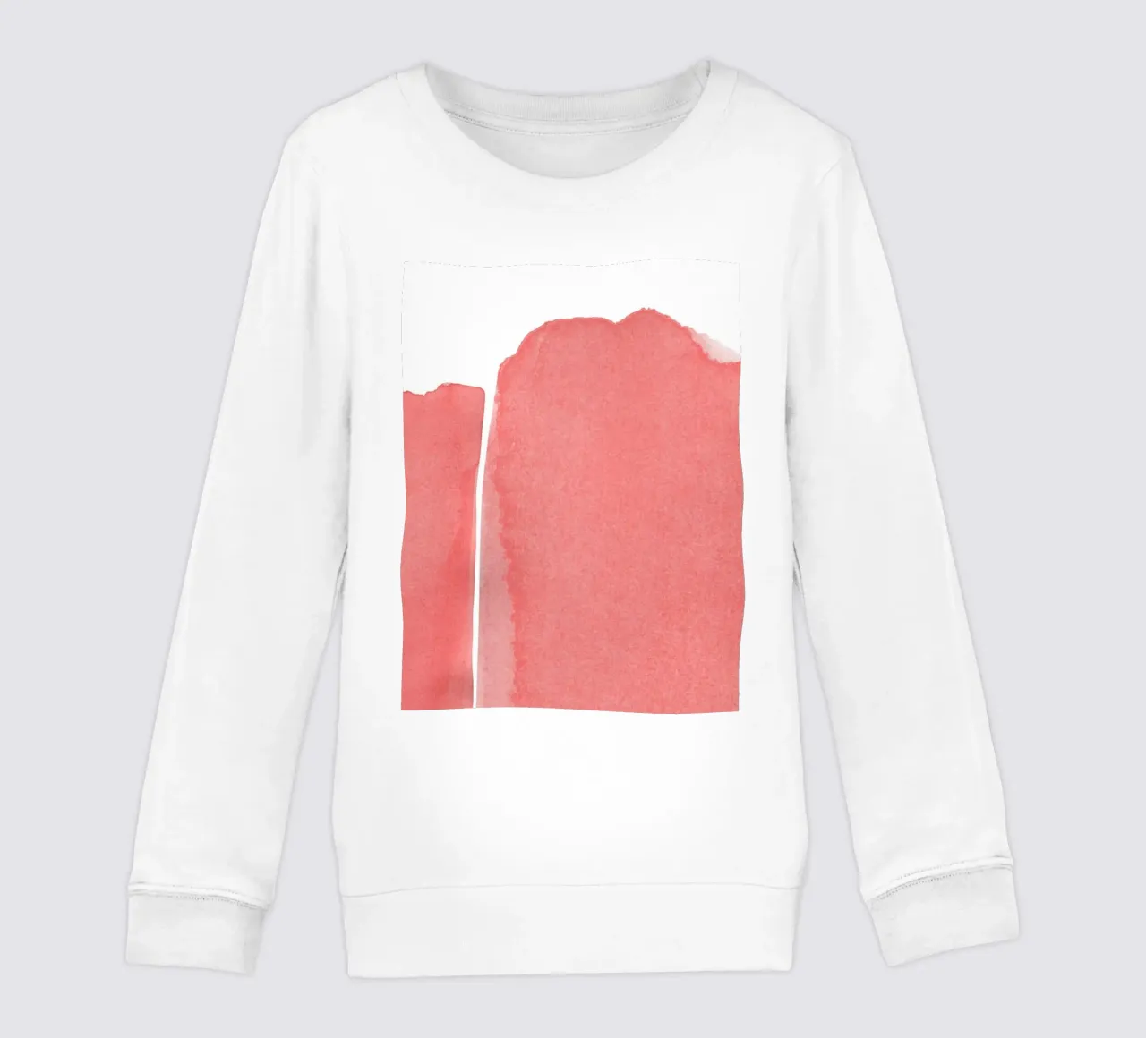 Minimal Pink Abstract 03 Mountain felpa bambino da amini54