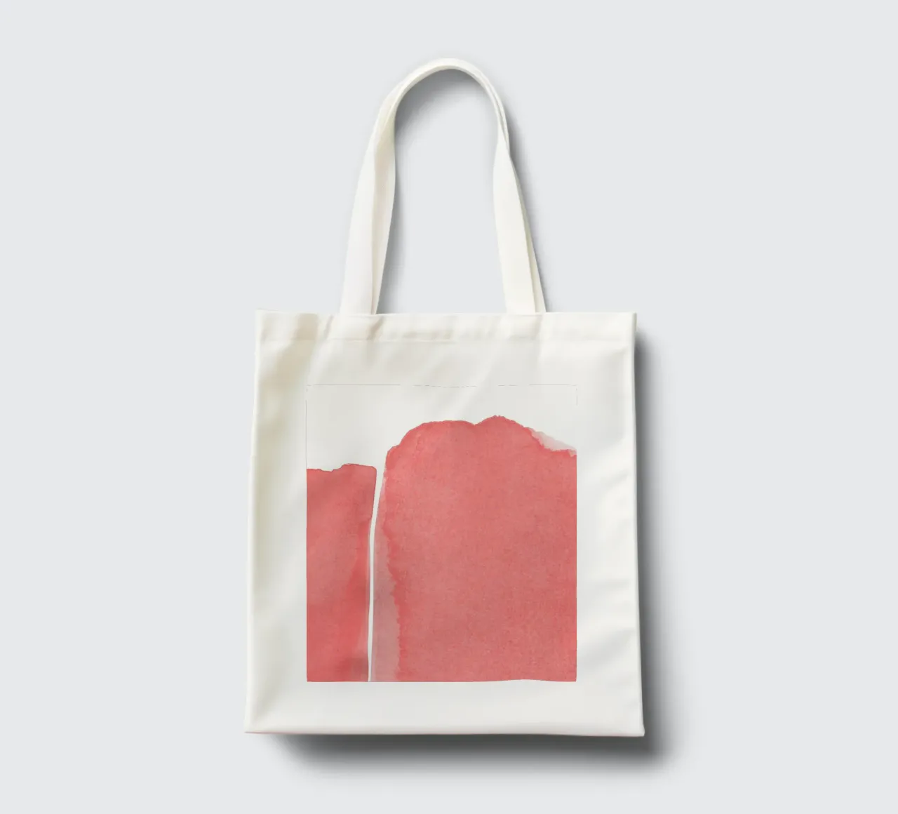 Minimal Pink Abstract 03 Mountain borsa in juta da amini54