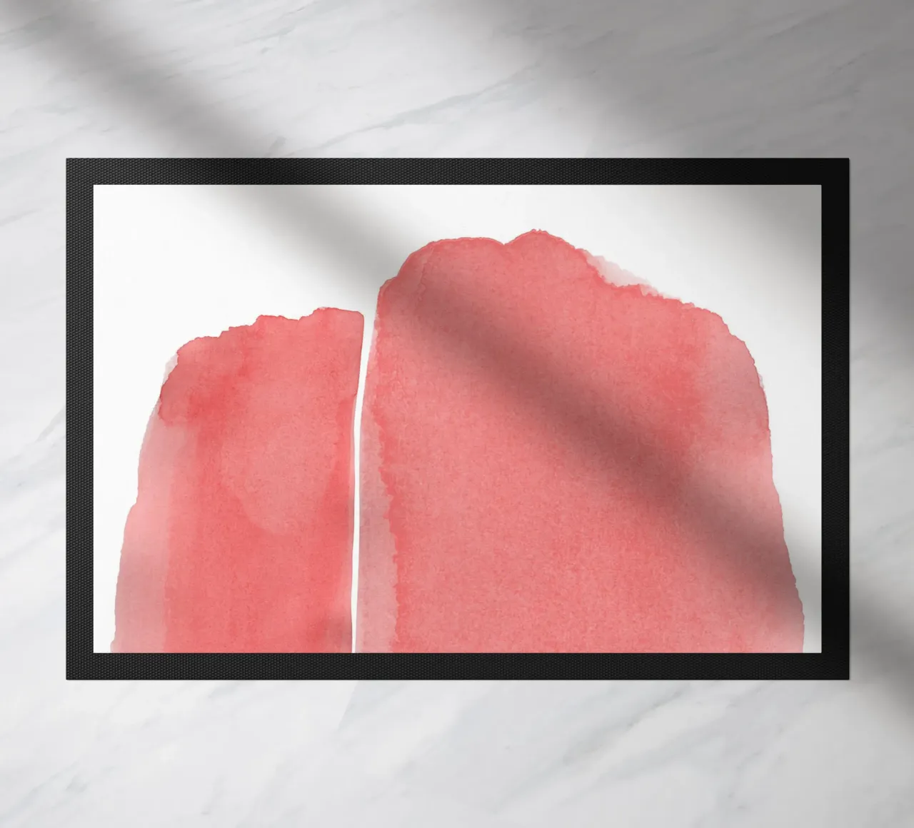 Minimal Pink Abstract 03 Mountain zerbino da amini54