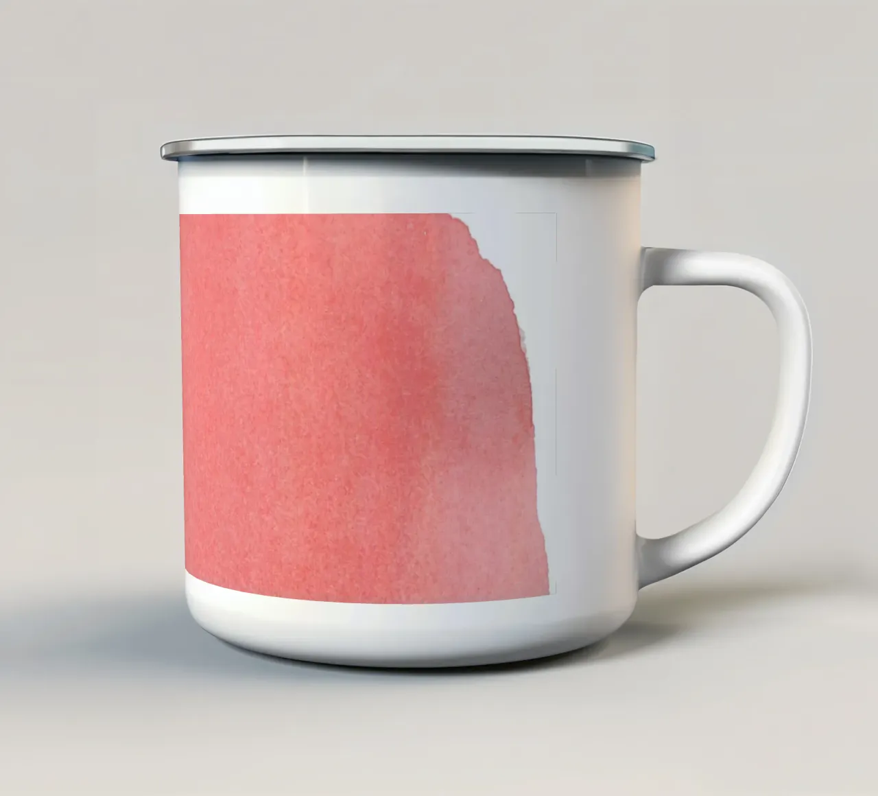 Minimal Pink Abstract 03 Mountain tazza in smalto da amini54