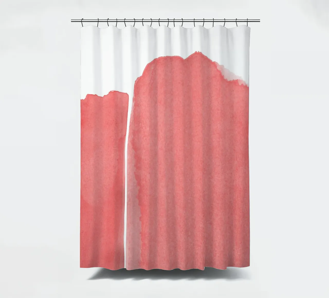 Minimal Pink Abstract 03 Mountain tenda da doccia da amini54