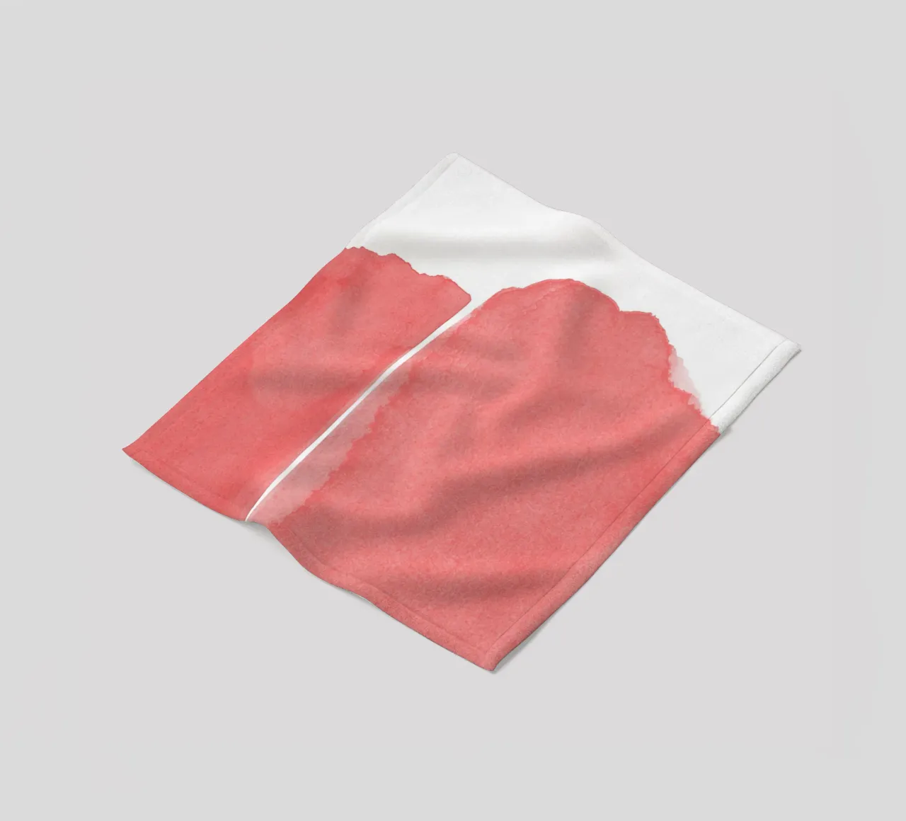 Minimal Pink Abstract 03 Mountain coperta in pile da amini54