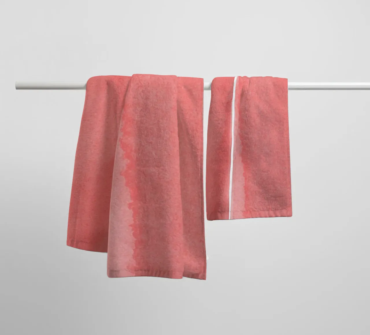 Minimal Pink Abstract 03 Mountain asciugamano da bagno da amini54