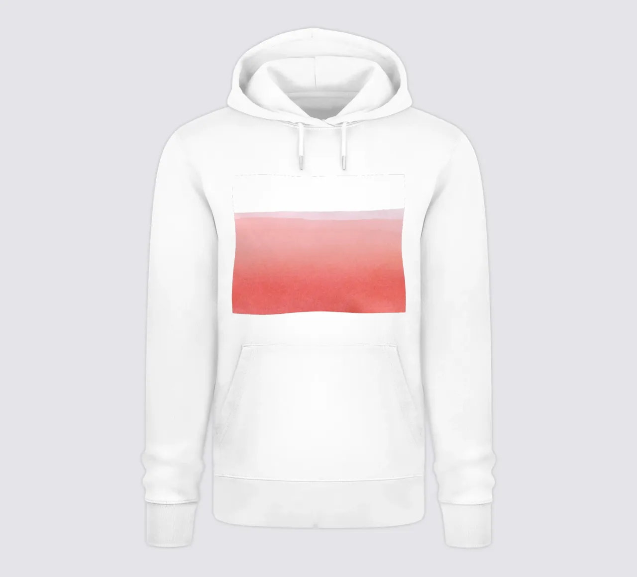 Minimal Pink Abstract 02 Landscape felpa con cappuccio da amini54