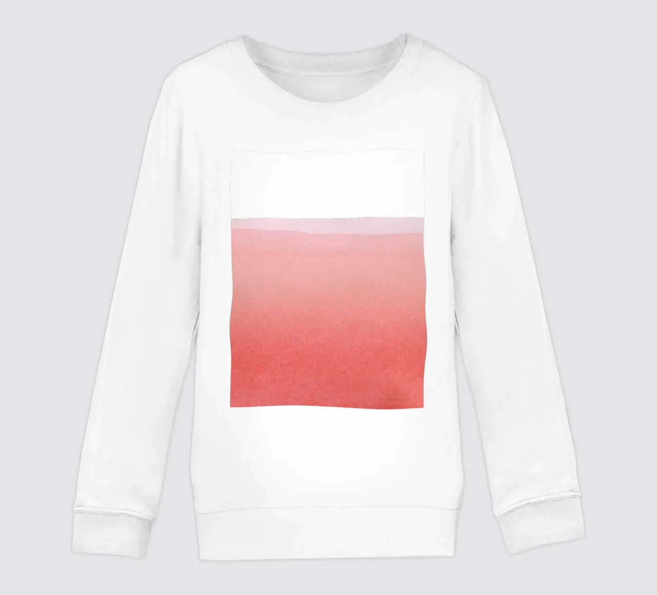 Minimal Pink Abstract 02 Landscape felpa bambino da amini54
