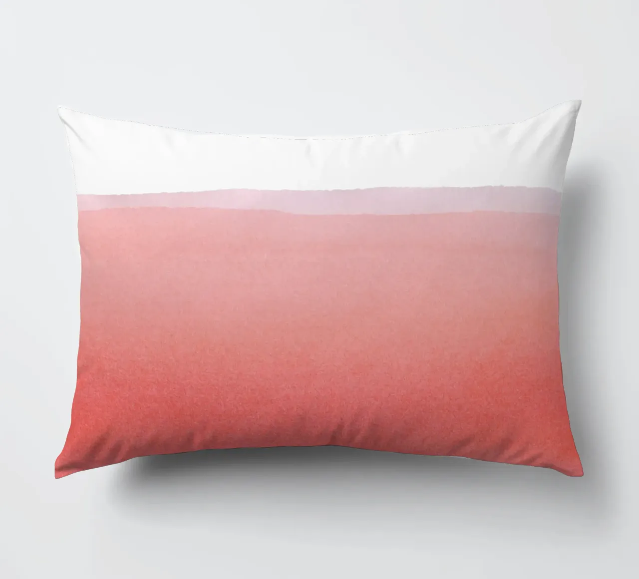 Minimal Pink Abstract 02 Landscape cuscino da amini54