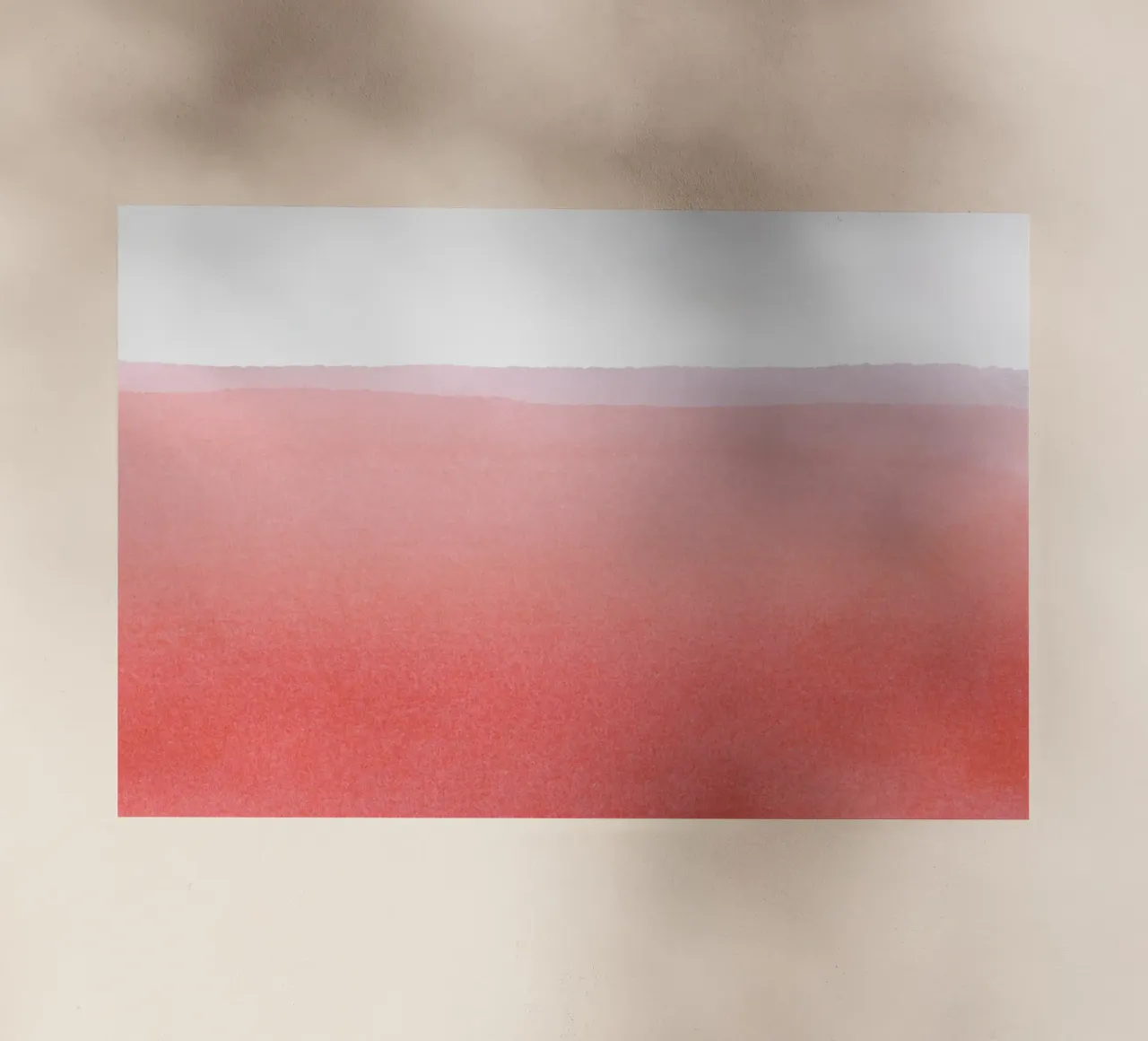 Minimal Pink Abstract 02 Landscape pellicola backlit da amini54