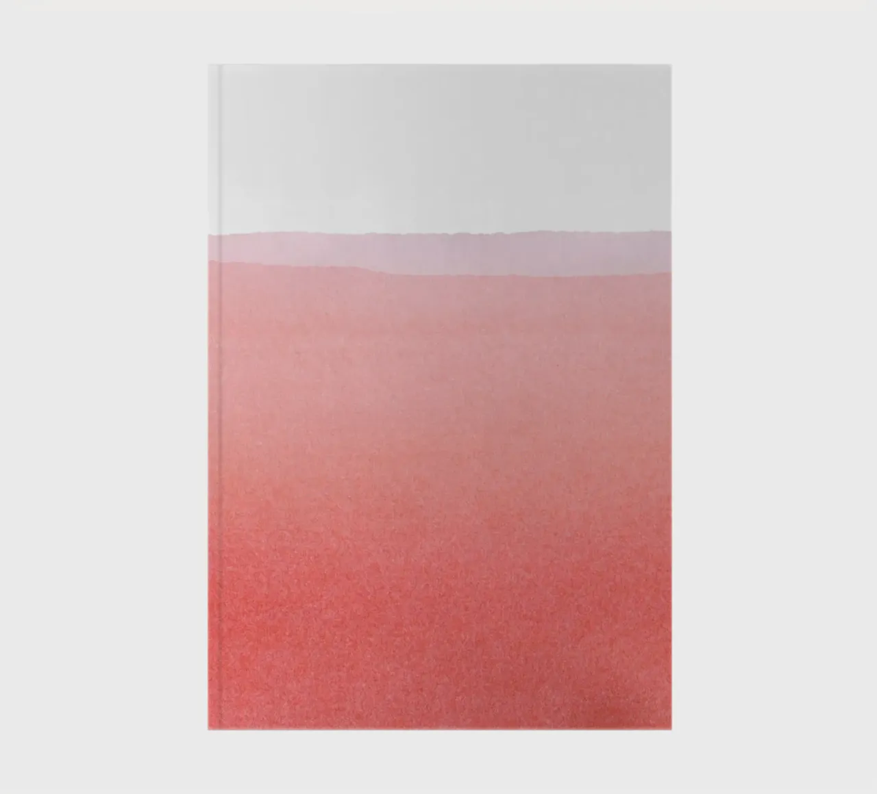 Minimal Pink Abstract 02 Landscape notebook by amini54
