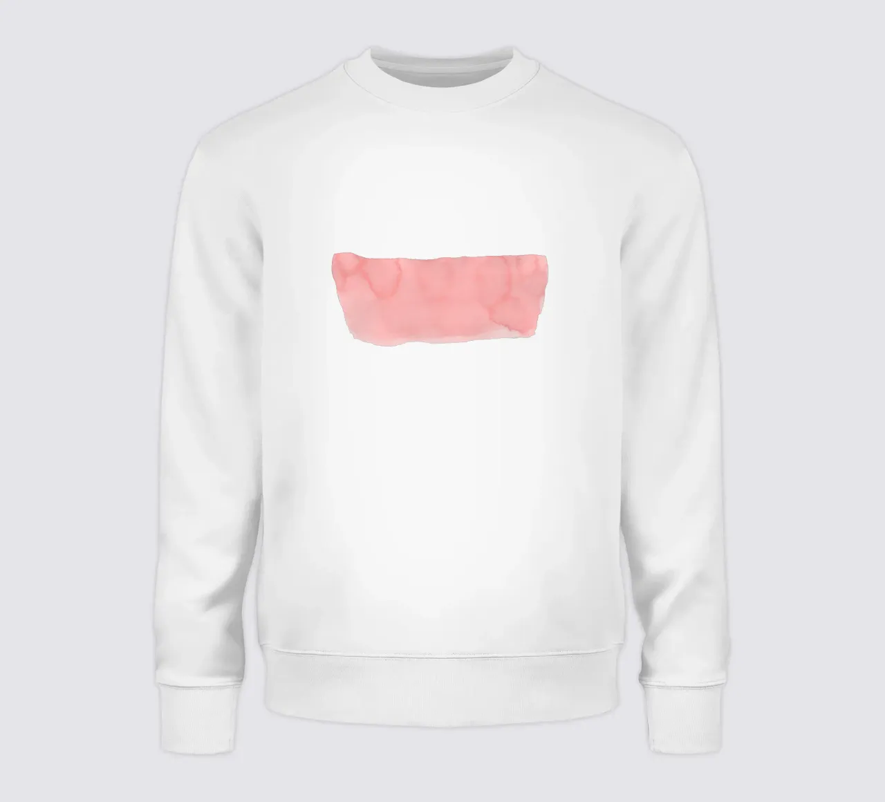Minimal Rosa Astratto 01 Pennellata felpa da amini54