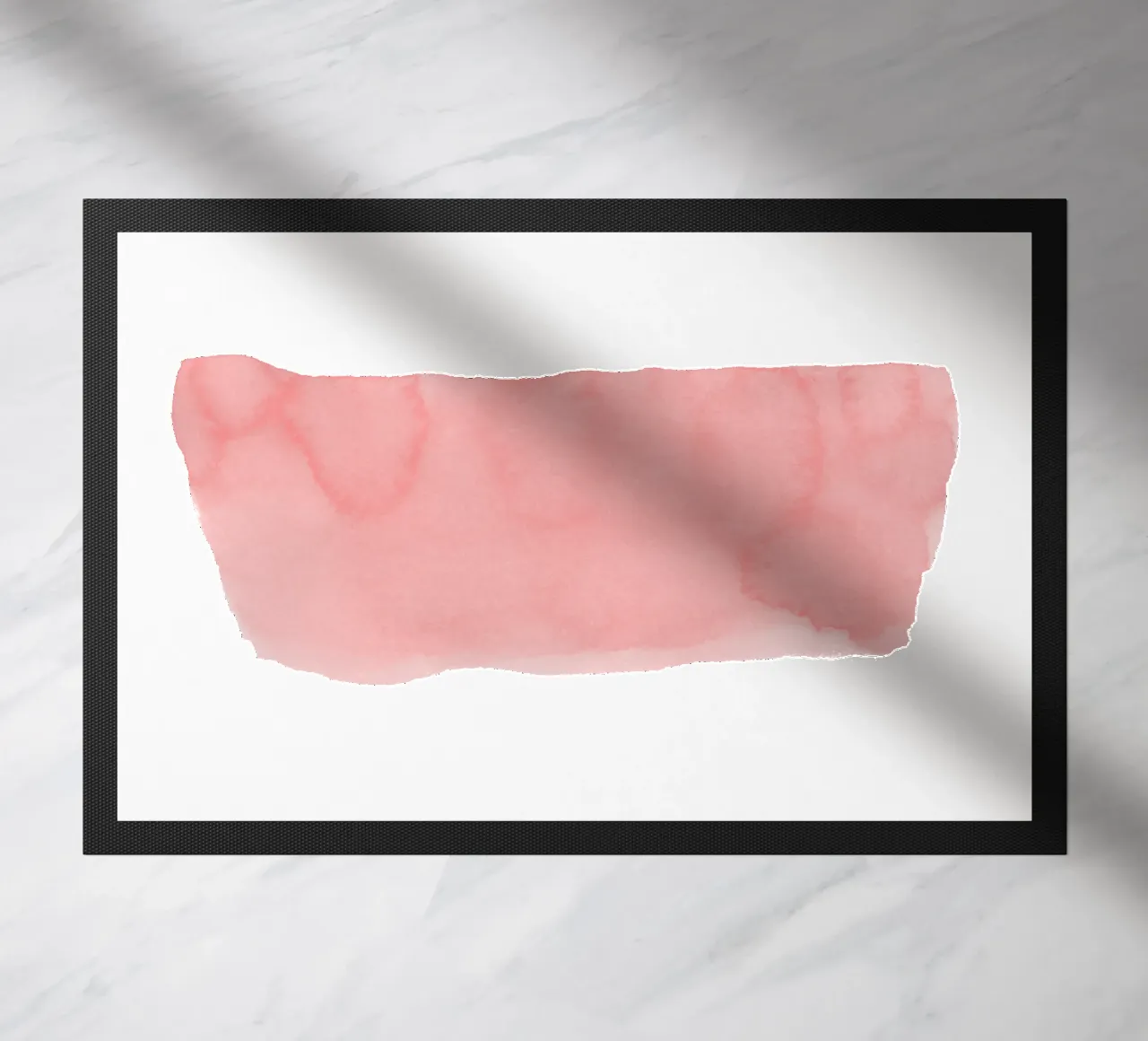 Minimal Rosa Astratto 01 Pennellata zerbino da amini54