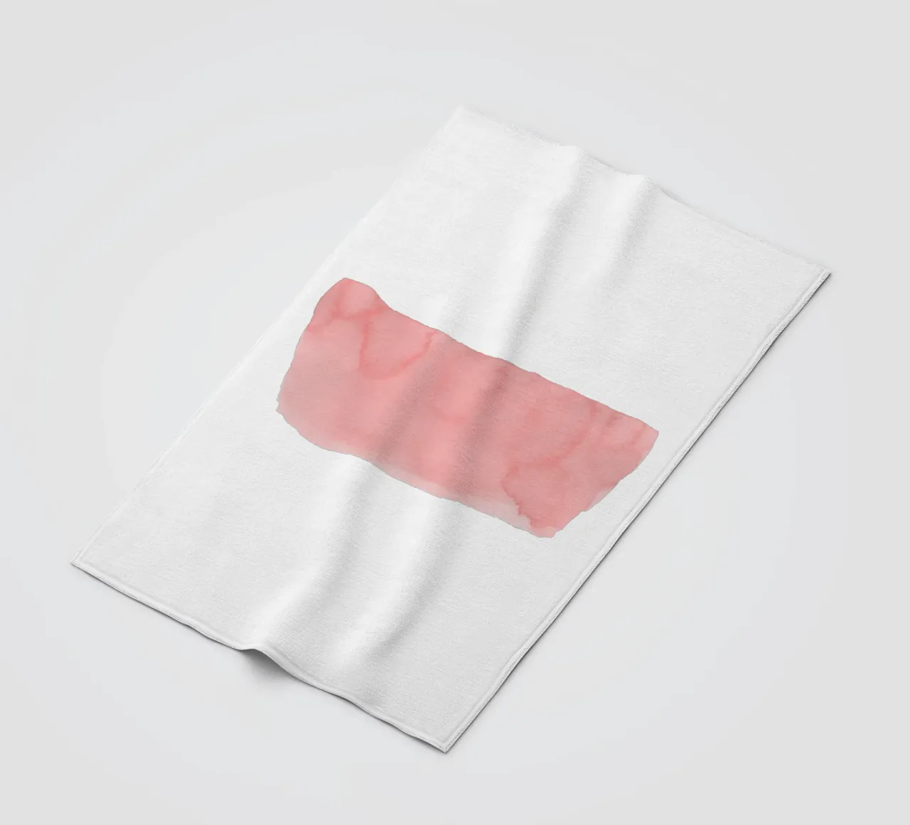 Minimal Rosa Astratto 01 Pennellata coperta in pile da amini54