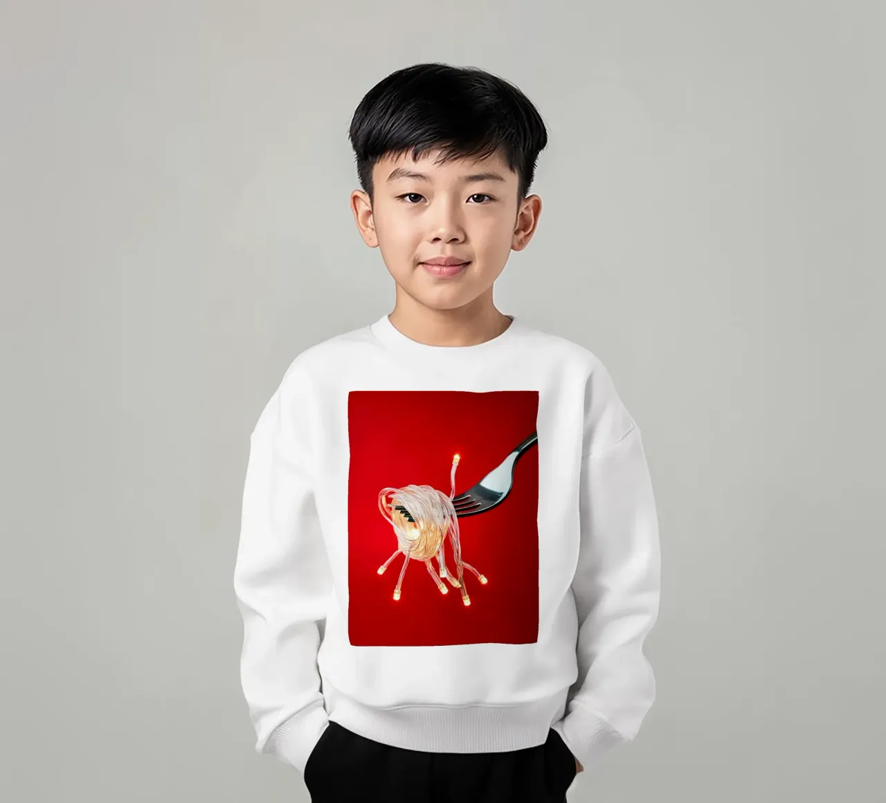 Christmas Dinner kids sweatshirt by 360brain