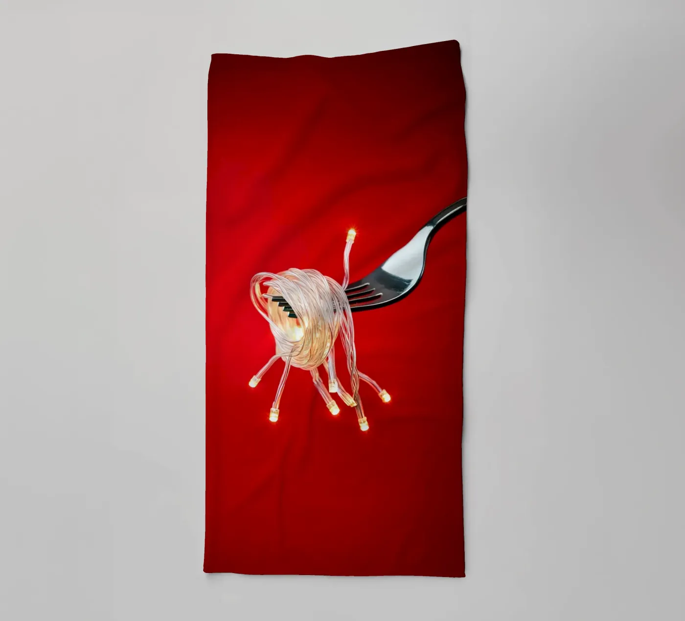 Kerstdiner badhanddoek van 360brain