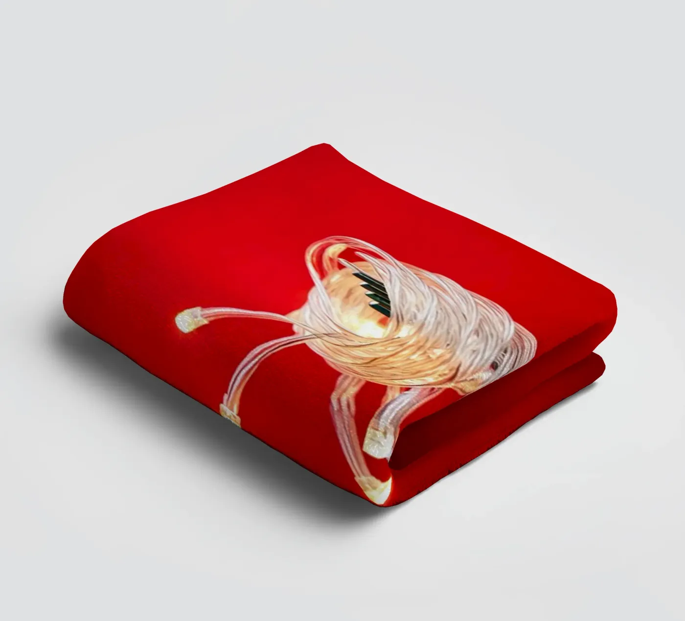 Kerstdiner badhanddoek van 360brain