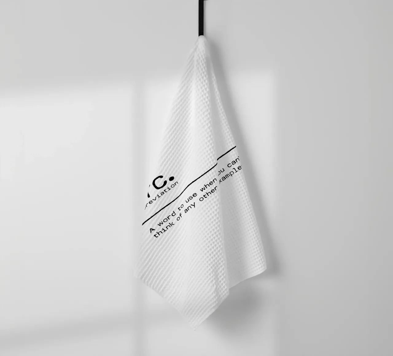 Definizione Citazione - Etc canovaccio da cucina da Orara Studio