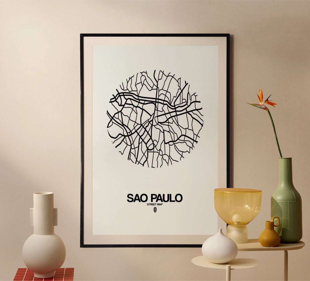 Sao Paulo poster de Naxart