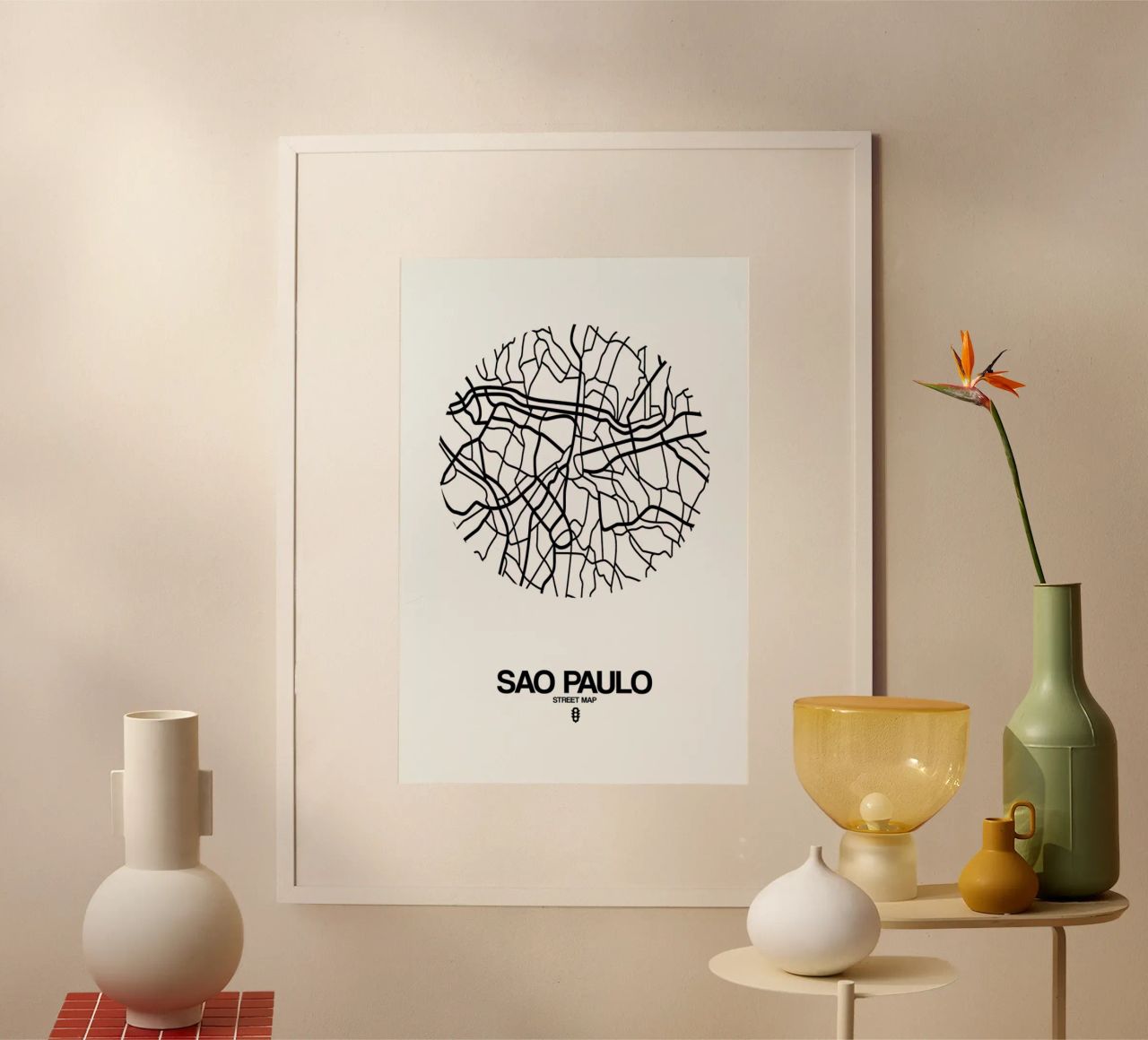 Sao Paulo poster de Naxart
