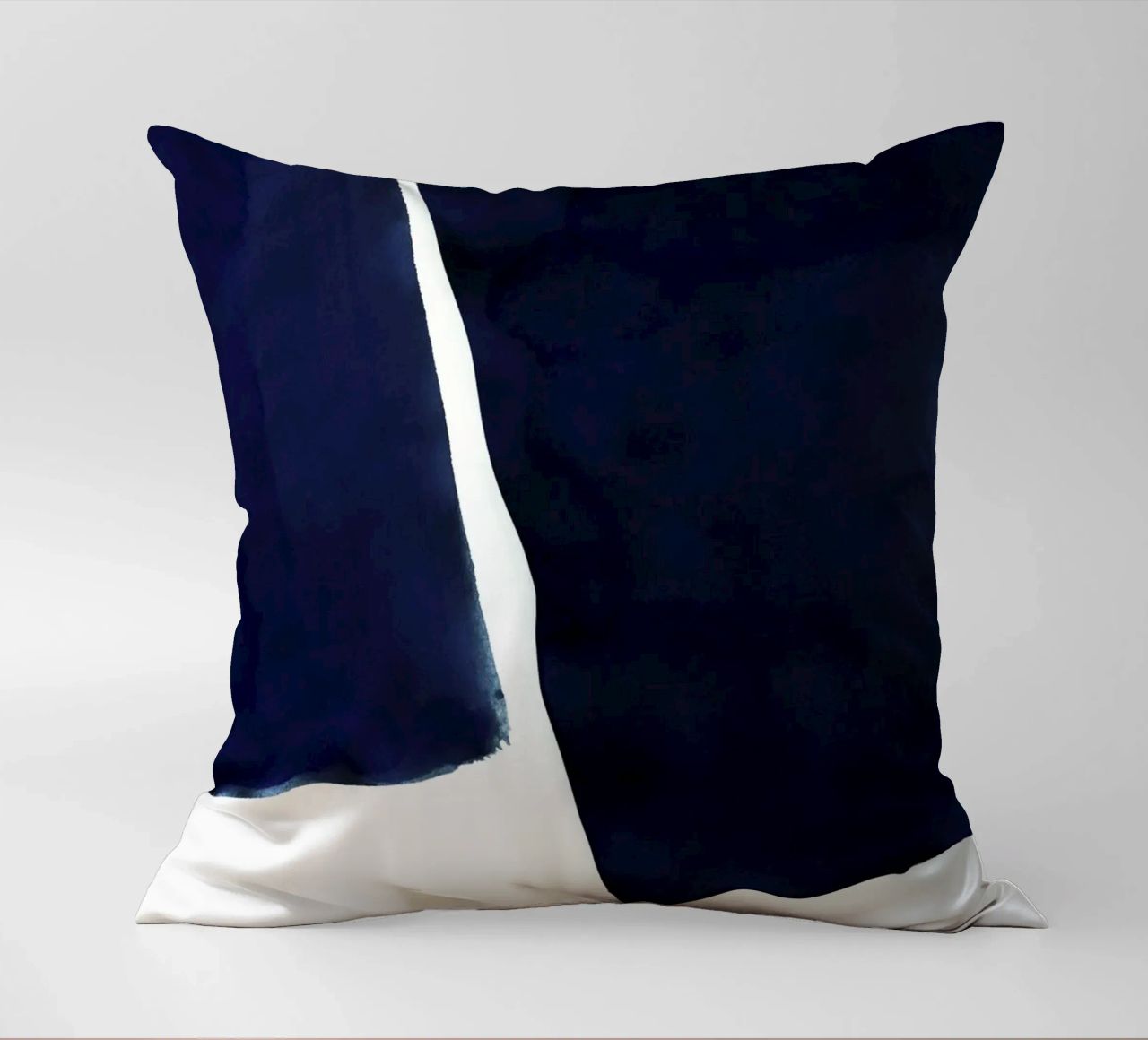 Minimal Blu Navy Astratto 01 cuscino da amini54