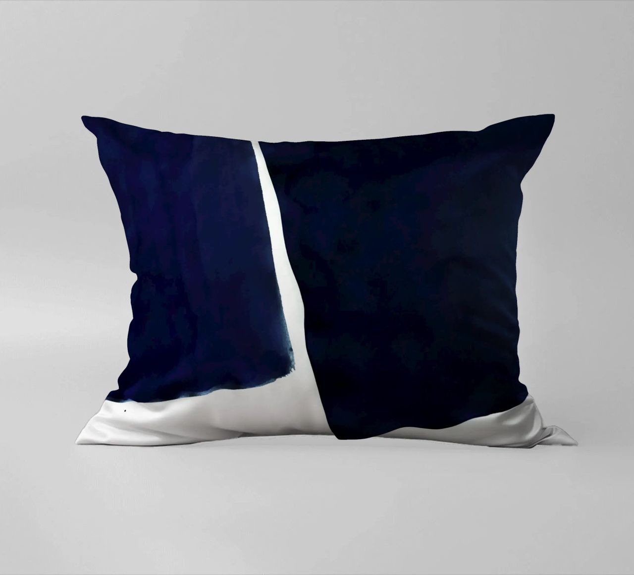 Minimal Blu Navy Astratto 01 cuscino da amini54