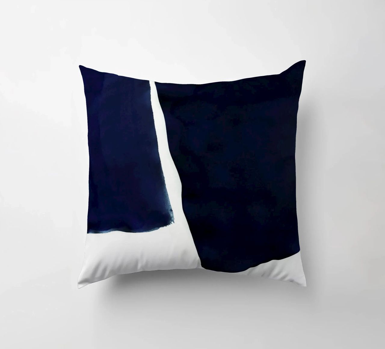 Minimal Blu Navy Astratto 01 cuscino da amini54