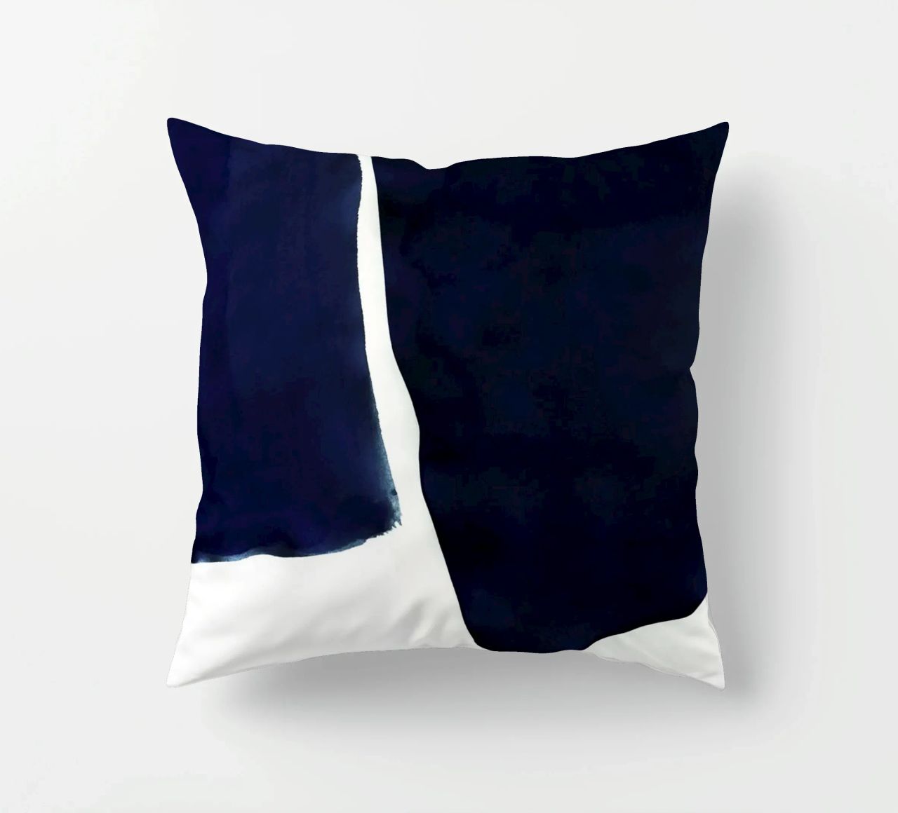 Minimal Blu Navy Astratto 01 cuscino da amini54