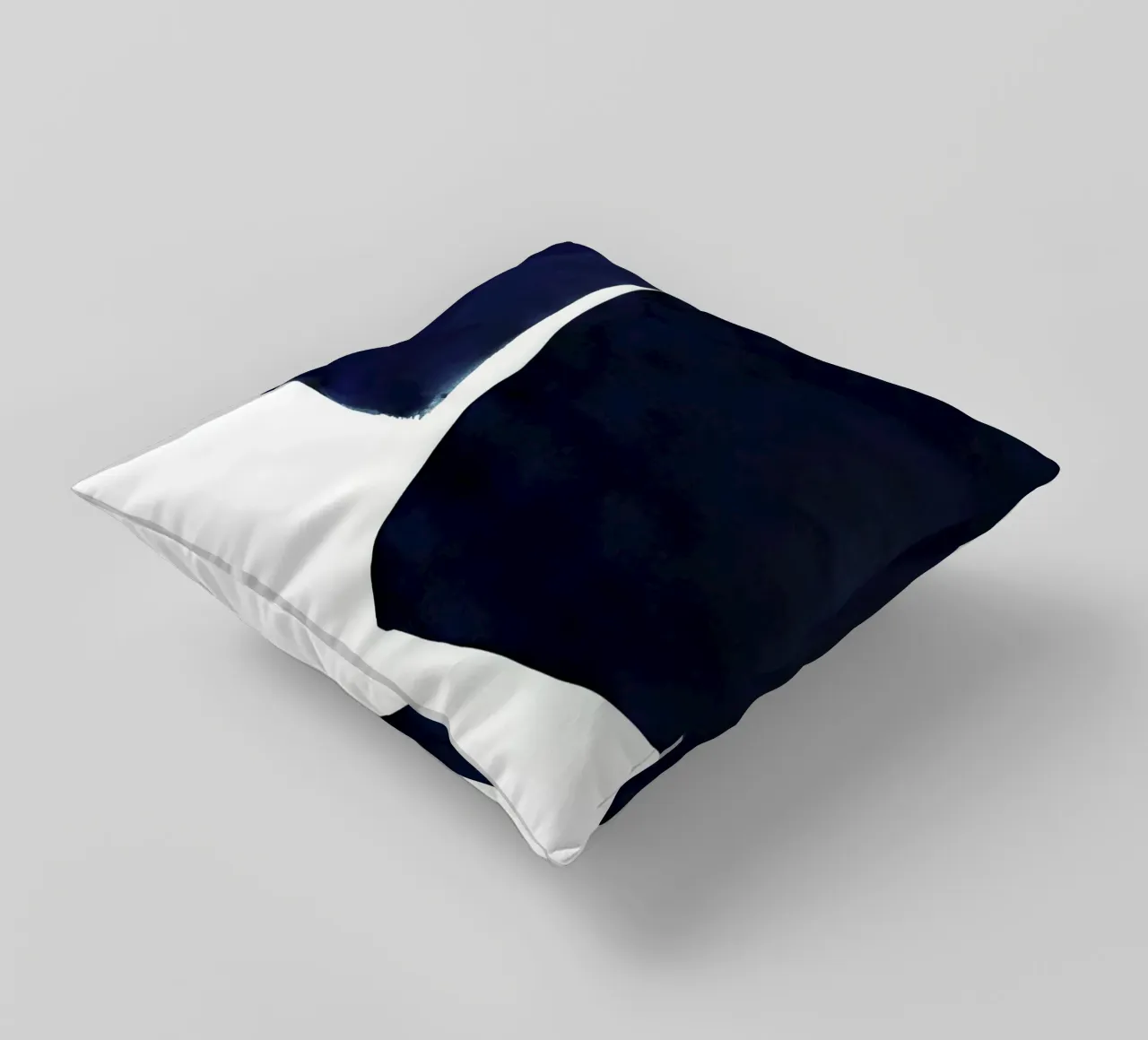 Minimal Blu Navy Astratto 01 cuscino da amini54