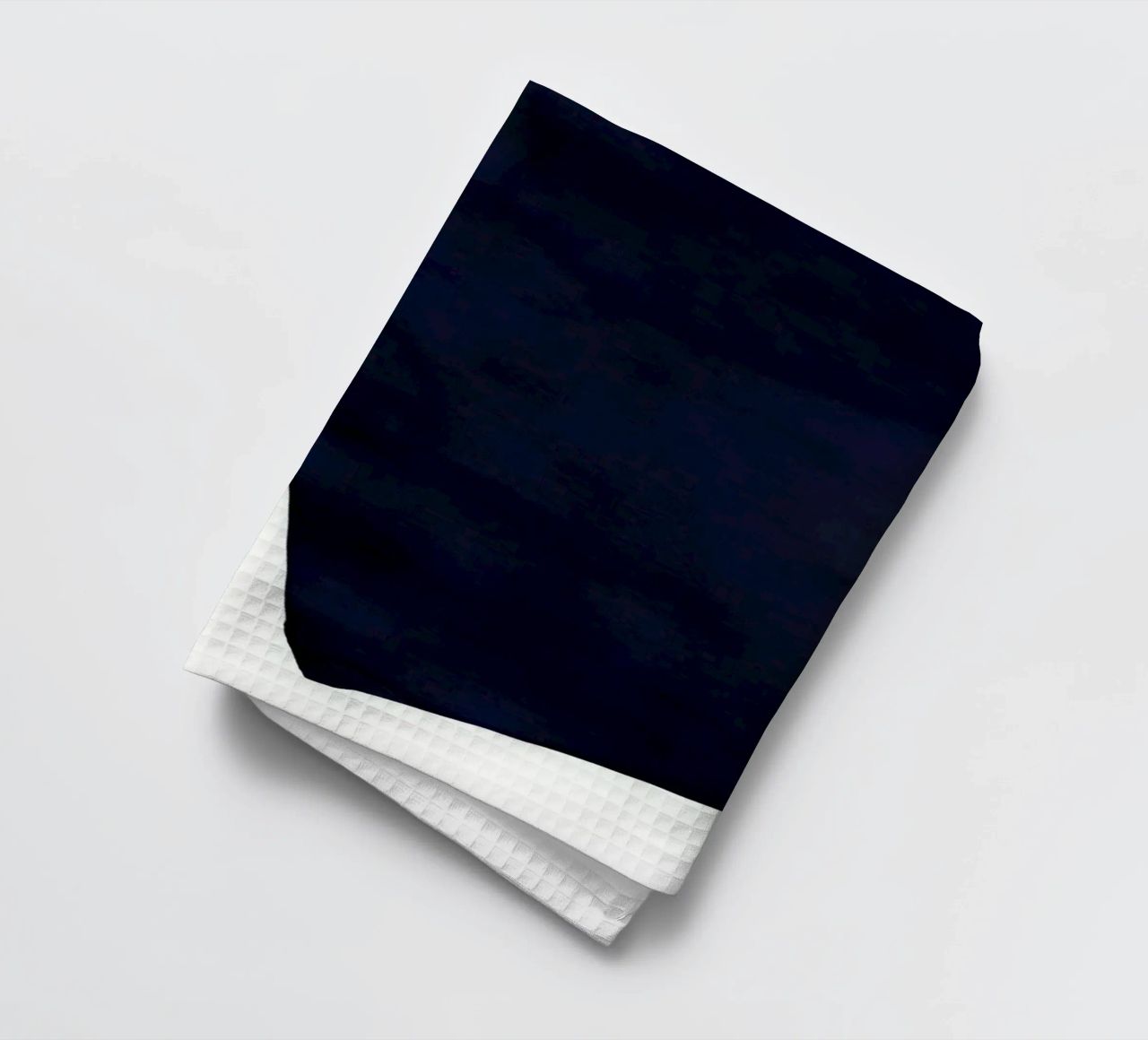 Minimal Navy Blue Abstract 01 torchon de amini54