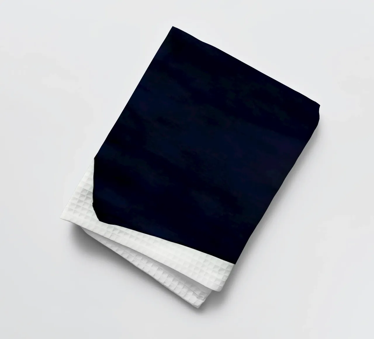 Minimal Marineblau Abstrakt 01 Geschirrtuch von amini54