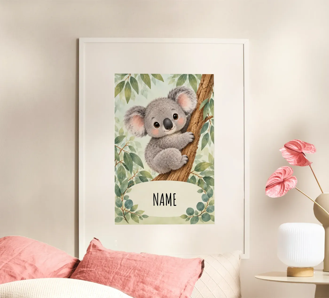 Koala Name poster da Babydesign