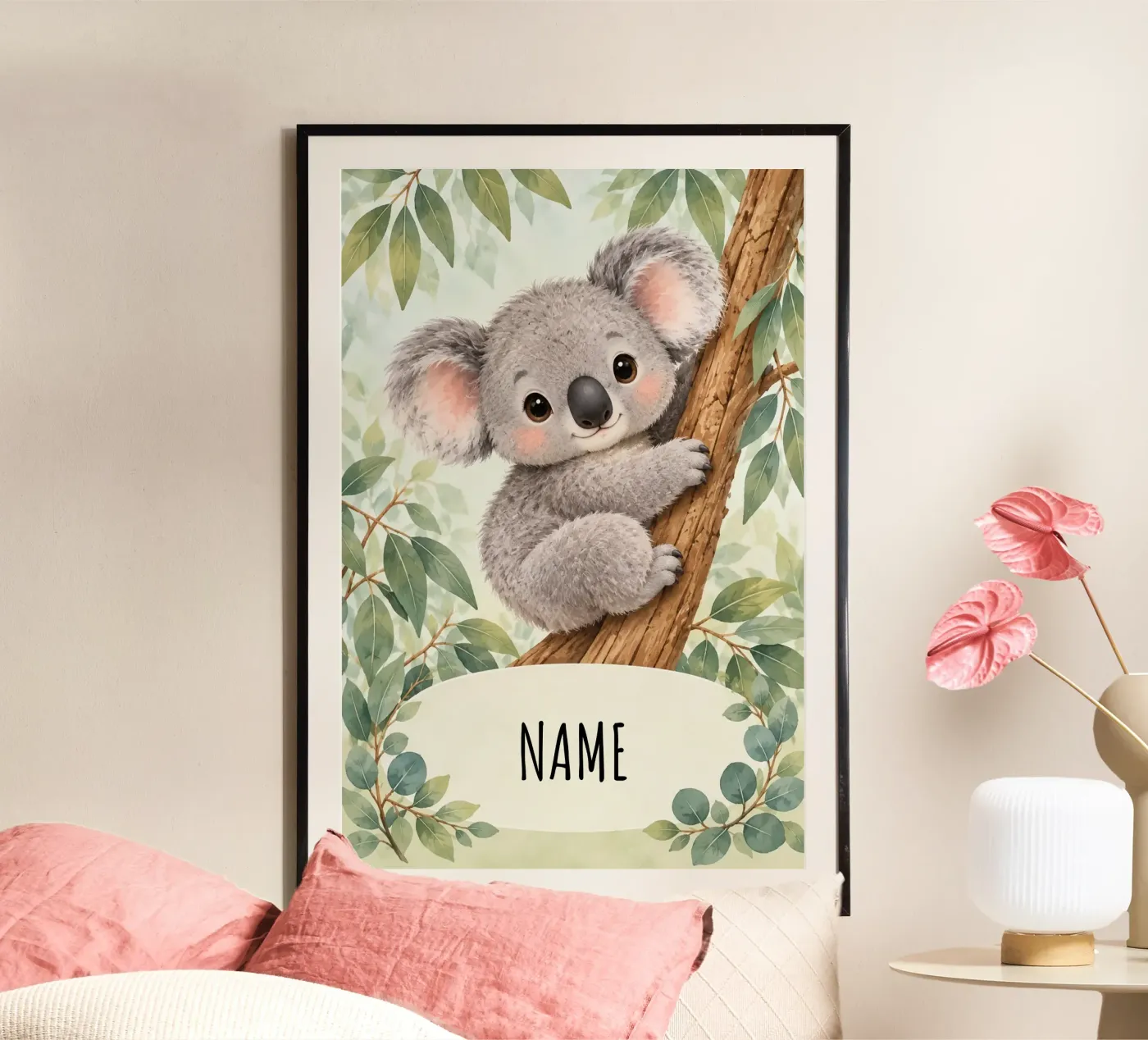 Koala Name poster da Babydesign